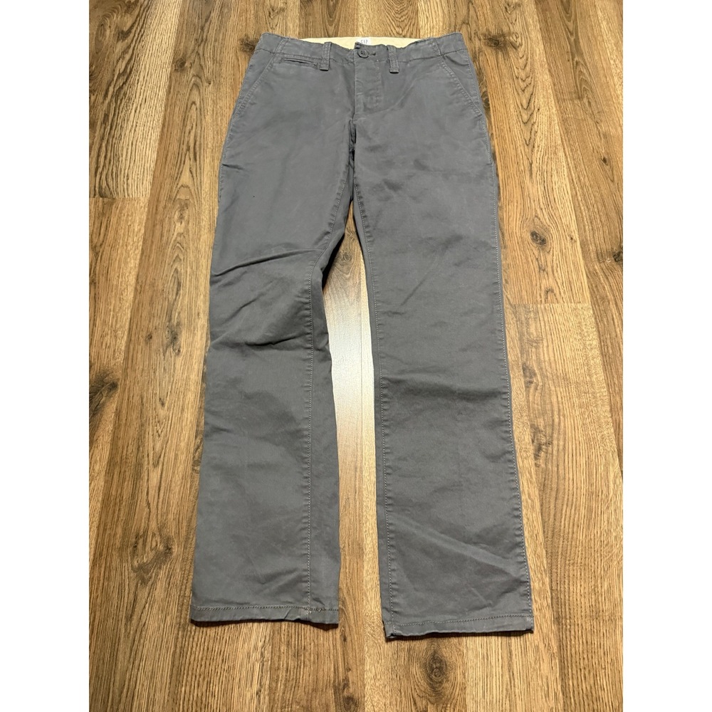 Gap Kids Pants Youth Boys Size 12 Gray Regular Pants Bootcut Pockets